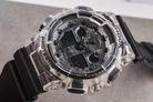 Casio G-Shock GA-100SKC-1ADR Skeleton Camouflage Digital Analog Dial Black Resin Band-7