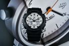 Casio G-Shock GA-100WD-1AJF Black And Briliant White Digital Analog Dial Black Resin Band (JDM)-5