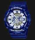 Casio G-Shock GA-110BWP-2ADR Chinese Porcelain Digital Analog Dial Navy Blue Resin Band-0