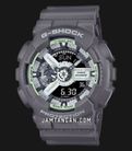Casio G-Shock GA-110HD-8ADR Hidden Glow Series Digital Analog Luminous Dial Grey Resin Band-0
