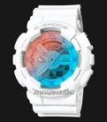 Casio G-Shock GA-110TL-7ADR Beach Time Lapse Series Digital Analog Dial White Resin Band-0