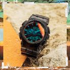 Casio G-Shock GA-110TLS-8ADR Beach Time Lapse Series Digital Analog Dial Grey Transparent Resin Band-11