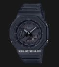 Casio G-Shock GA-2100-1A1DR CasiOak All Black Men Digital Analog Dial Black Resin Band-0