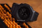Casio G-Shock GA-2100-1A1DR CasiOak All Black Men Digital Analog Dial Black Resin Band-4