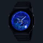 Casio G-Shock GA-2100FL-1ADR CasiOak Flame Inside Collection Digital Analog Dial Resin Band-6