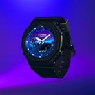 Casio G-Shock GA-2100FL-1ADR CasiOak Flame Inside Collection Digital Analog Dial Resin Band-10