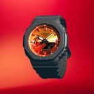 Casio G-Shock GA-2100FL-8ADR CasiOak Flame Inside Collection Digital Analog Dial Resin Band-9