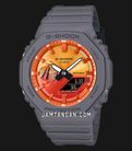 Casio G-Shock GA-2100FL-8ADR CasiOak Flame Inside Collection Digital Analog Dial Resin Band-0