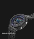 Casio G-Shock GA-2100VB-1ADR CasiOak Virtual Blue Digital Analog Dial Black Resin Band-1