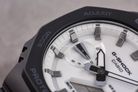 Casio G-Shock GA-2100WD-1ADR CasiOak Black And Briliant White Series White Dial Resin Band-9