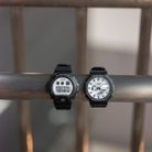 Casio G-Shock GA-2100WD-1ADR CasiOak Black And Briliant White Series White Dial Resin Band-17