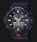 Casio G-Shock GA-700-1ADR Digital Analog Dial Black Resin Band-0