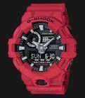 Casio G-Shock GA-700-4ADR Men Digital Analog Dial Red Resin Band-0