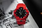 Casio G-Shock GA-700-4ADR Men Digital Analog Dial Red Resin Band-4