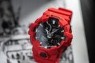 Casio G-Shock GA-700-4ADR Men Digital Analog Dial Red Resin Band-5