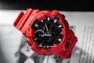 Casio G-Shock GA-700-4ADR Men Digital Analog Dial Red Resin Band-6