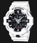 Casio G-Shock GA-700-7ADR Digital Analog Dial White Resin Band-0