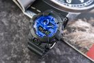 Casio G-Shock GA-700BP-1ADR Blue Paisley Digital Analog Striking Blue Dial Black Resin Band-7