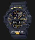 Casio G-Shock GA-700CY-1ADR Caution Yellow Series Analog Digital Dial Black Resin Band-0