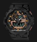 Casio G-Shock GA-700RC-1ADR Teal And Brown Series Digital Analog Black Dial Black Resin Band-0