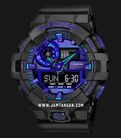 Casio G-Shock GA-700VB-1ADR Virtual Blue Digital Analog Dial Black Resin Band-0