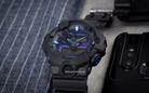Casio G-Shock GA-700VB-1ADR Virtual Blue Digital Analog Dial Black Resin Band-4
