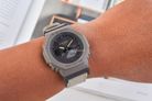 Casio G-Shock GA-B2100CT-5ADR CasiOak Coexist Collection Digital Analog Dial Khaki Gray Cloth Band-9