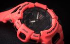 Casio G-shock G-Squad GBA-900-4ADR Black Digital Analog Dial Red Resin Band-5