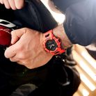 Casio G-shock G-Squad GBA-900-4ADR Black Digital Analog Dial Red Resin Band-6