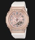Casio G-Shock GM-S2100CW-7ADR CasiOak Luxurious Journey Digital Analog Dial White Resin Band-0