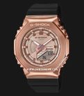 Casio G-Shock X ITZY Metal Covered GM-S2100PG-1A4DR CasiOak Digital Analog Dial Black Resin Band-0