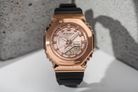 Casio G-Shock X ITZY Metal Covered GM-S2100PG-1A4DR CasiOak Digital Analog Dial Black Resin Band-6