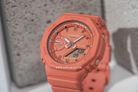 Casio G-Shock GMA-S2100-4A2DR Mini CasiOak Ladies Pink Digital Analog Dial Pink Resin Band-4