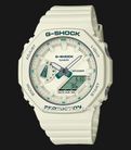 Casio G-Shock GMA-S2100GA-7ADR CasiOak Green Accent Series Digital Analog Dial White Resin Band-0