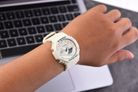 Casio G-Shock GMA-S2100GA-7ADR CasiOak Green Accent Series Digital Analog Dial White Resin Band-9