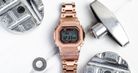 Casio G-Shock GMW-B5000GD-4DR Square Full Metal Solar Digital Dial Rose Gold Stainless Steel Band-6
