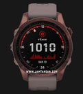 Garmin Fenix 7S 010-02539-54 Smartwatch Sapphire Solar Bronze Digital Dial Shale Gray Silicone Strap-2