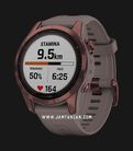 Garmin Fenix 7S 010-02539-54 Smartwatch Sapphire Solar Bronze Digital Dial Shale Gray Silicone Strap-3