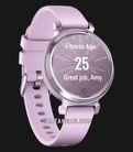 Garmin Lily 2 010-02839-21 Smartwatch Digital Dial Metallic Lilac With Lilac Silicone Strap-4