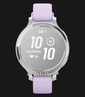 Garmin Lily 2 Active 010-02891-51 Smartwatch Digital Dial Silver with Purple Jasmine Silicone Band-1
