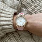 Guess Cosmo GW0034L3 Ladies White Sunray Dial Pink Silicone Strap-4