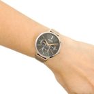 Hugo Boss Symphony 1502424 Ladies Black Dial Rose Gold Mesh Strap-3