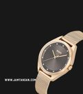 Hugo Boss Saya 1502668 Ladies Grey Dial Rose Gold Mesh Strap-1