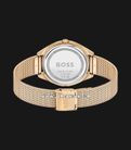 Hugo Boss Saya 1502668 Ladies Grey Dial Rose Gold Mesh Strap-2