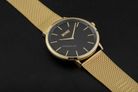 Hugo Boss 1570152 Ladies Gift Set Black Dial Gold Mesh Strap-5
