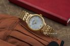 Lucien Piccard Lauren LP-28021-YG-22MOP Silver Mother of Pearl Dial Gold Stainless Steel Strap-1