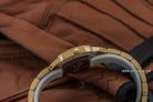 Lucien Piccard Lauren LP-28021-YG-22MOP Silver Mother of Pearl Dial Gold Stainless Steel Strap-2