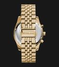 Michael Kors Lexington MK8281 Chronograph Men Champagne Dial Gold Stainless Steel Strap-2