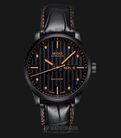 MIDO Multifort M005.430.36.051.80 Automatic Black Dial Black Leather Strap-0