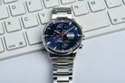 MIDO Commander II M016.414.11.041.00 Chronograph Automatic Blue Dial Stainless Steel Strap-5